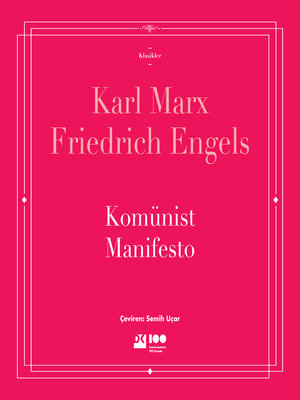cover image of Komünist Manifesto